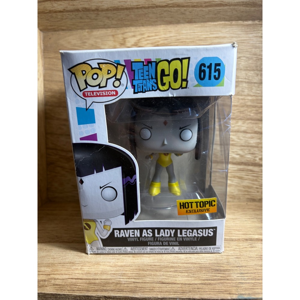 Funko Pop Teen Titans Go Raven as Lady Legasus 615 Hot Topic Exclusive Vinyl